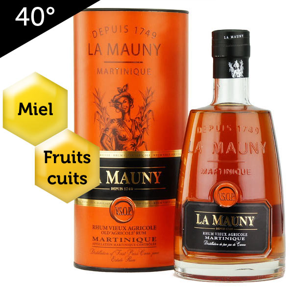 Rhum La Mauny VSOP VP 70 cl U - Boissons Service